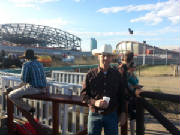 Chuck Races at the Calgary Stampede 2013